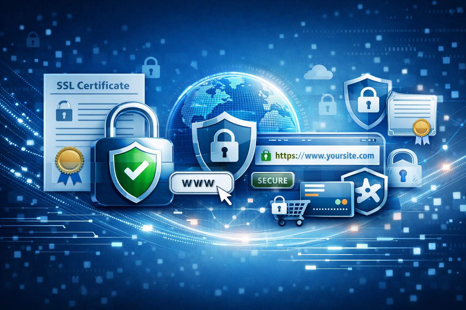 SSL Security Background